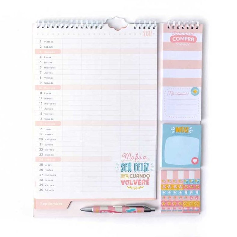 Calendario planificador familiar 2017/2018 Carouge Calendario planificador familiar 2017/2018 Carouge