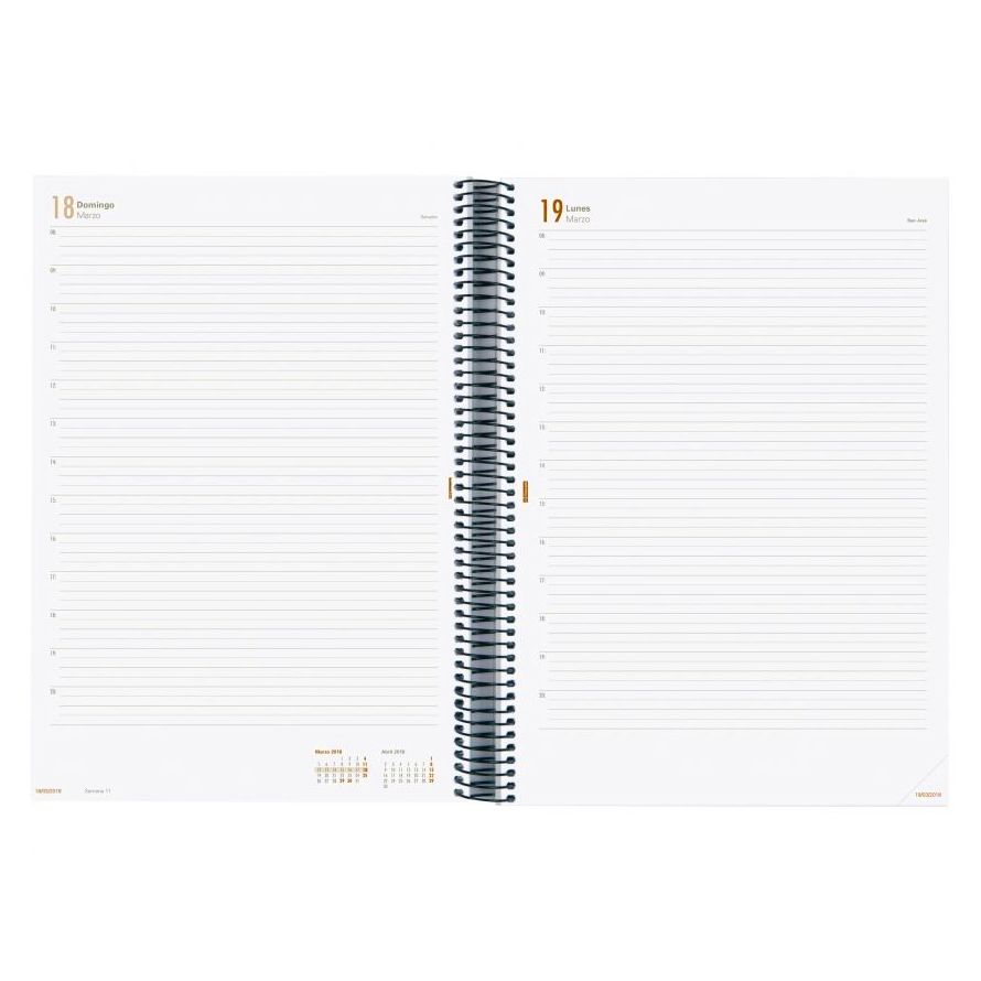 Agenda espiral opaque 2018. Finocam Agenda espiral opaque 2018. Finocam