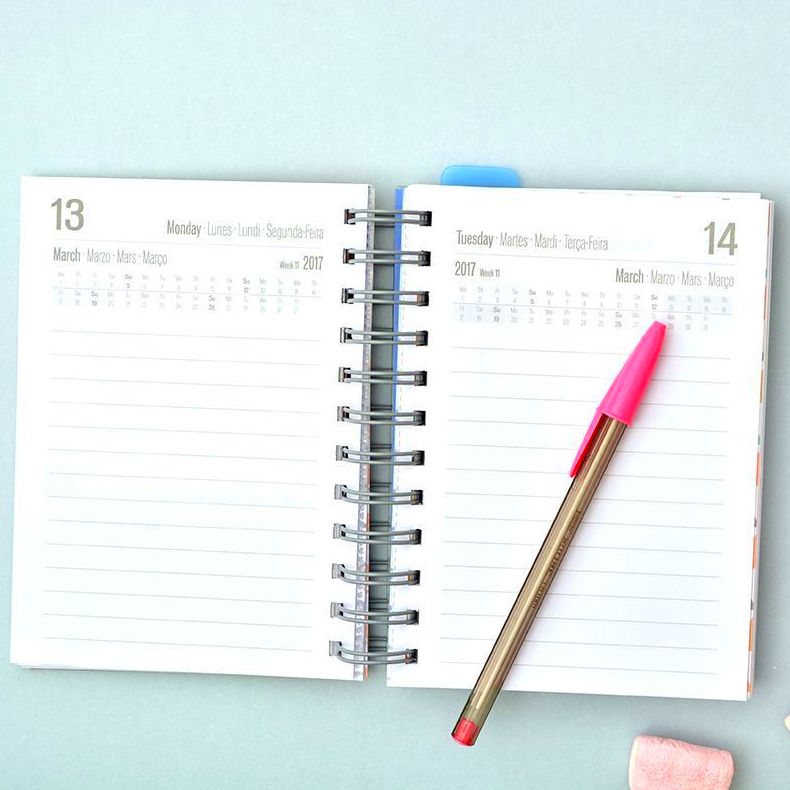 Agenda 114x160 mm 2017 Día página Amelie Agenda 114x160 mm 2017 Día página Amelie
