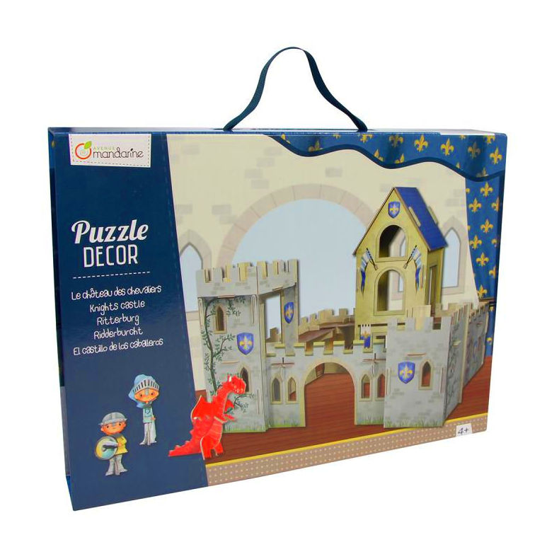 Puzzle decor 3D Castillo y caballeros. AVENUE MANDARINE Puzzle decor 3D Castillo y caballeros. AVENUE MANDARINE