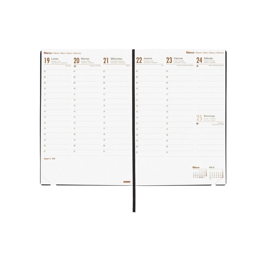 Agenda Dynamic Mara 2018. Semana Vista Vertical. 124x174x12 mm Agenda Dynamic Mara 2018. Semana Vista Vertical. 124x174x12 mm