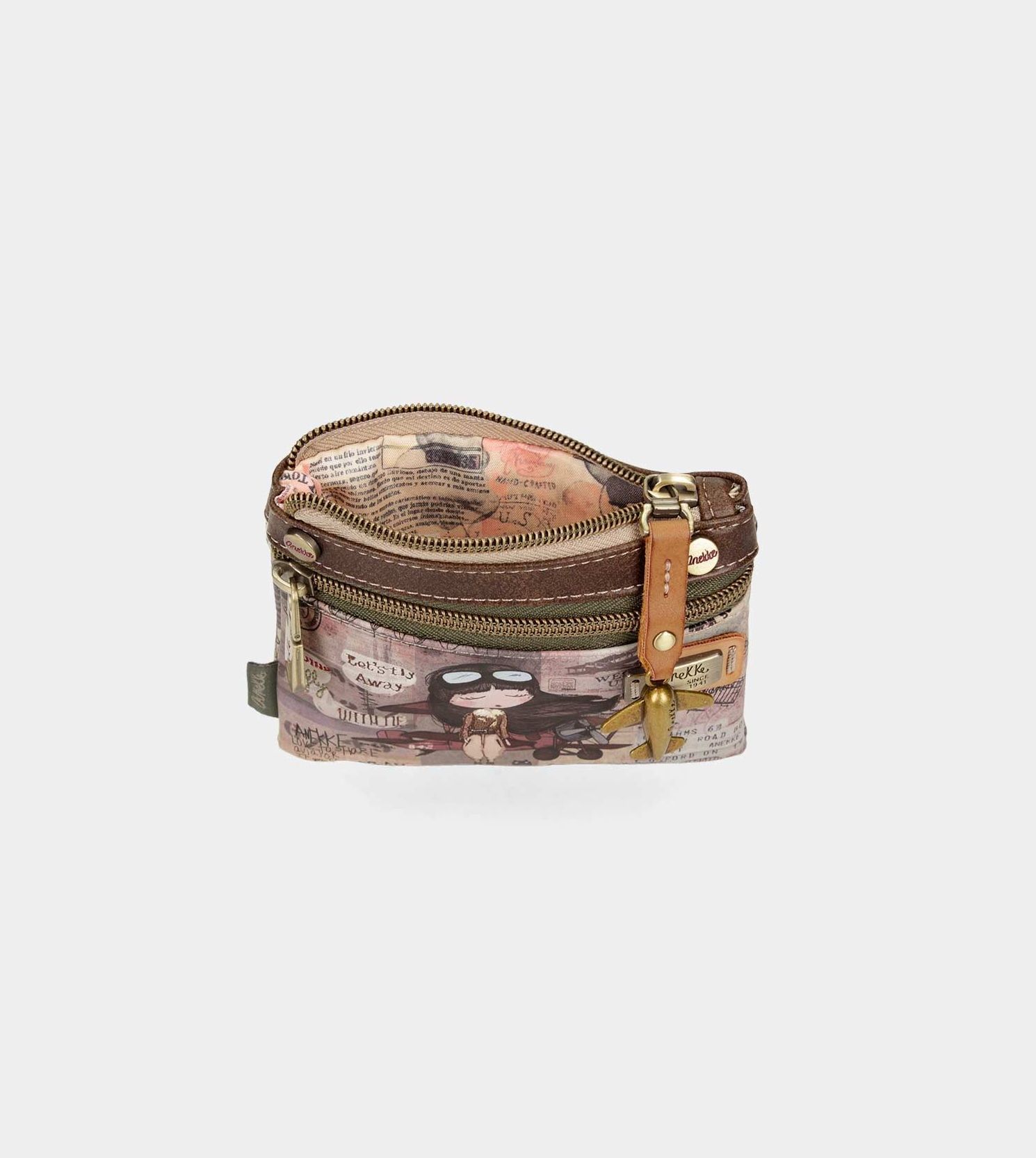 Monedero Anneke Aviator. Medidas: 13x1x10 cm Monedero Anneke Aviator. Medidas: 13x1x10 cm