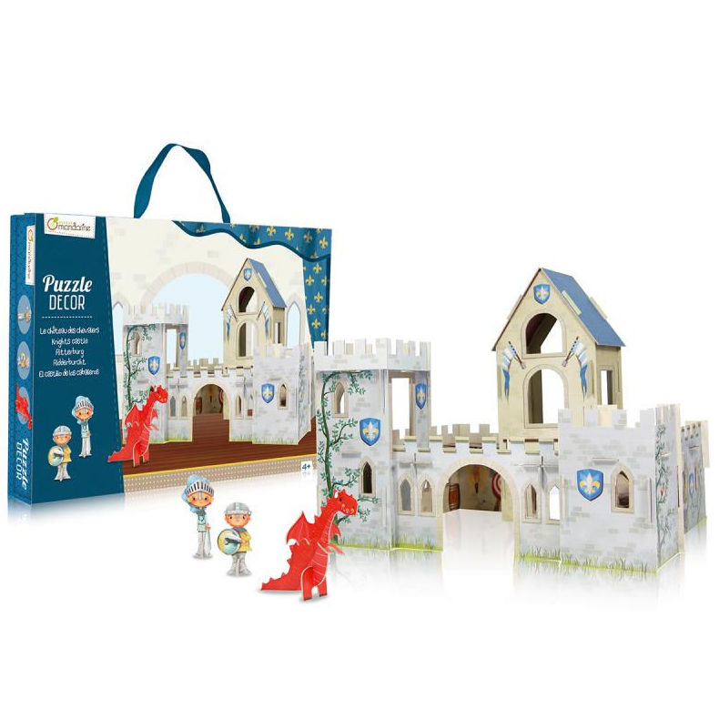 Puzzle decor 3D Castillo y caballeros. AVENUE MANDARINE Puzzle decor 3D Castillo y caballeros. AVENUE MANDARINE