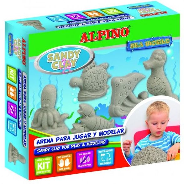 ARENA PARA JUGAR Y MODELAR. SANDY CLAY. ALPINO ARENA PARA JUGAR Y MODELAR. SANDY CLAY. ALPINO