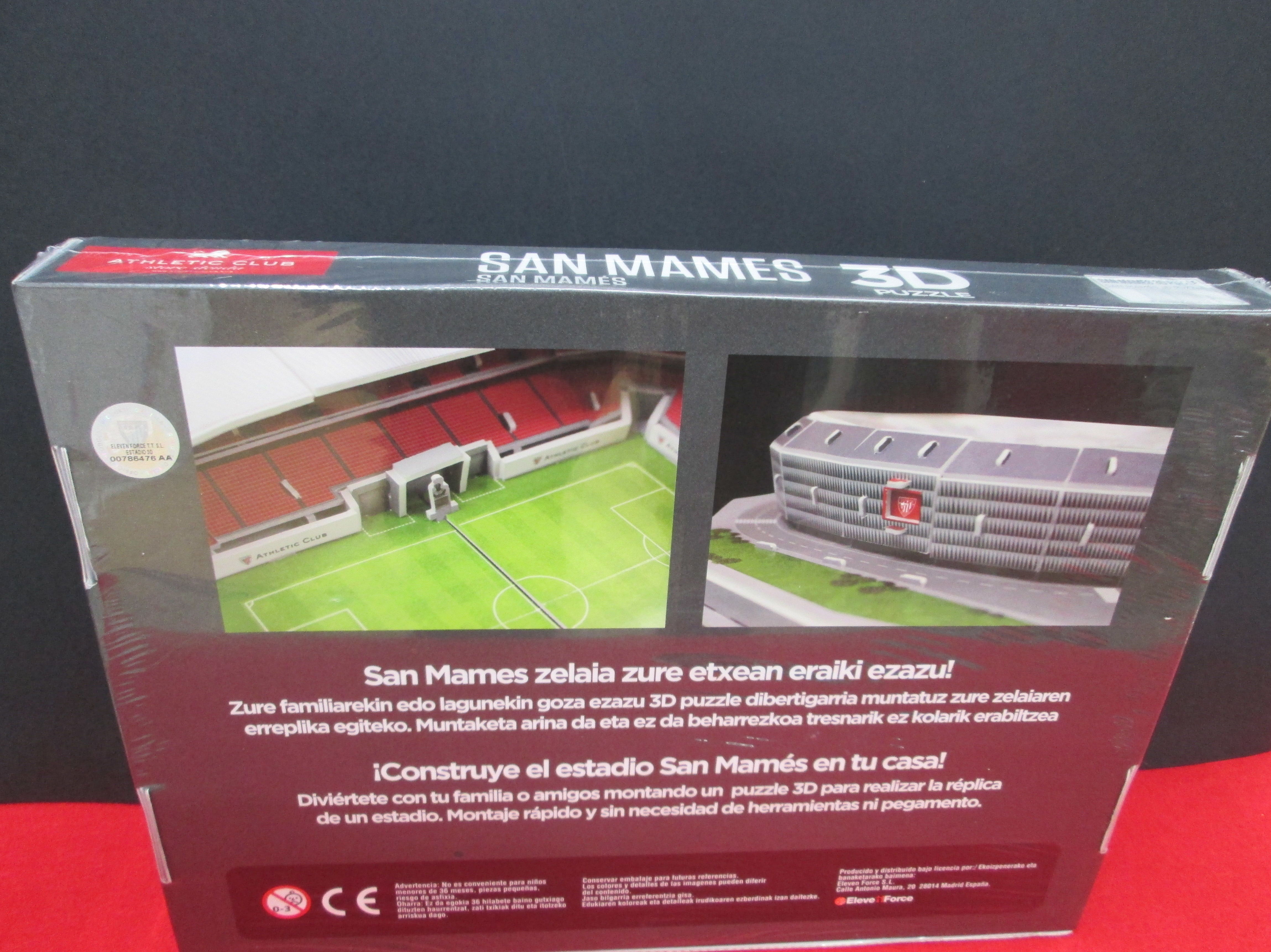 PUZZLE ESTADIO SAN MAMES 3D PUZZLE ESTADIO SAN MAMES 3D
