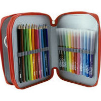 Estuche pinturas doble cremallera Cars. 34 Piezas Estuche pinturas doble cremallera Cars. 34 Piezas