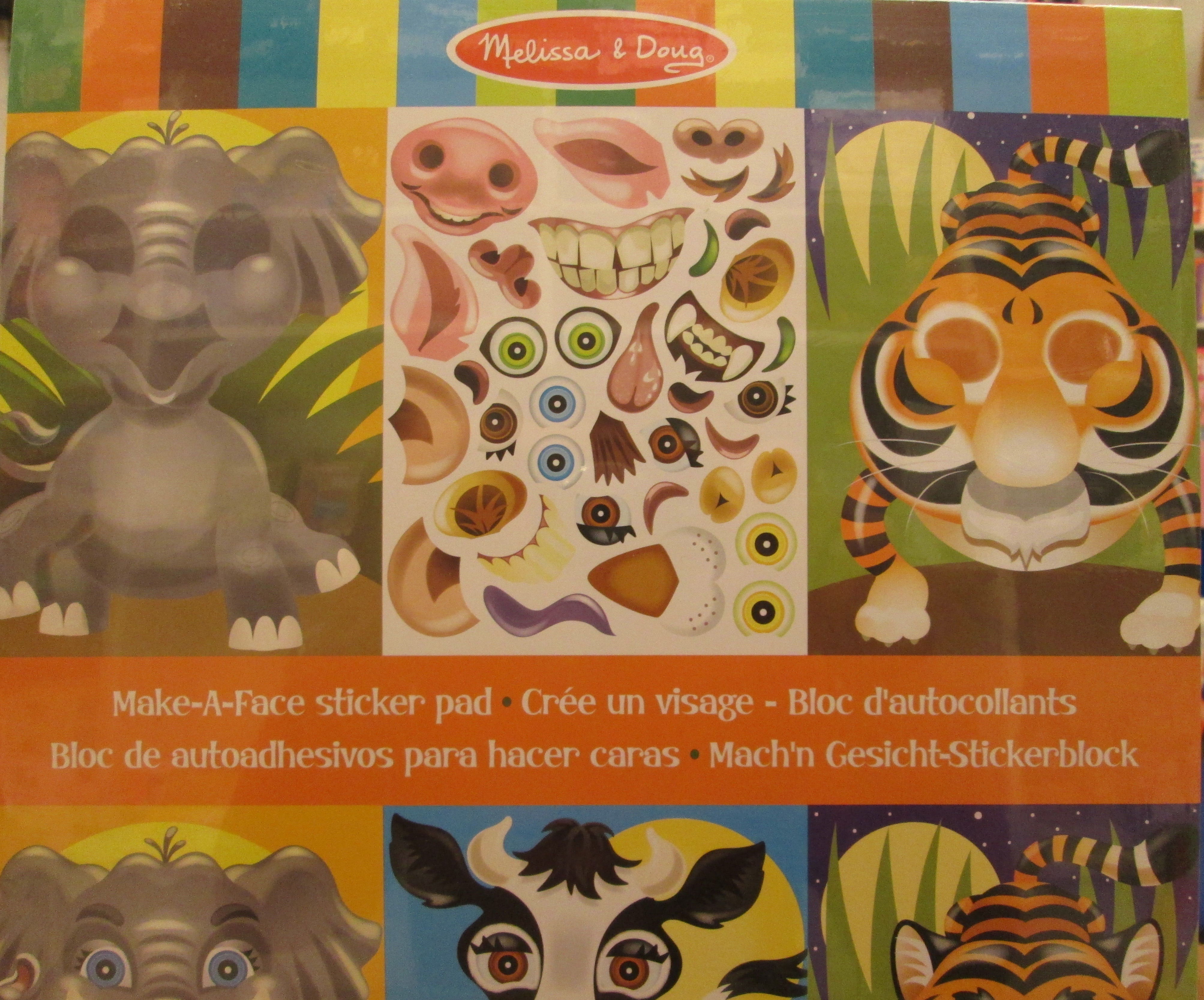 Pegatinas. Pon cara a los animales Pegatinas. Pon cara a los animales