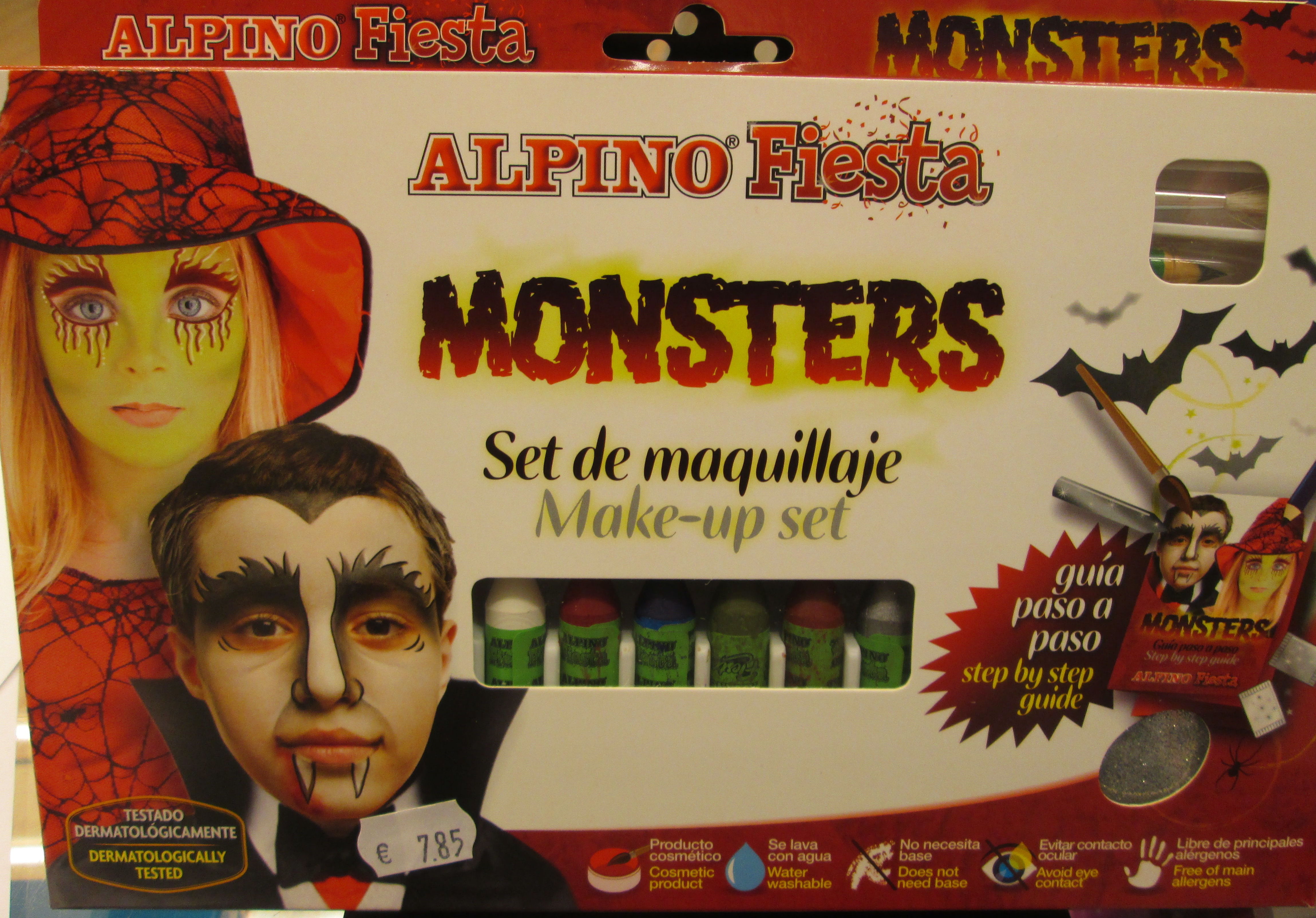 Set de maquillaje ALPINO MONSTRUOS Set de maquillaje ALPINO MONSTRUOS