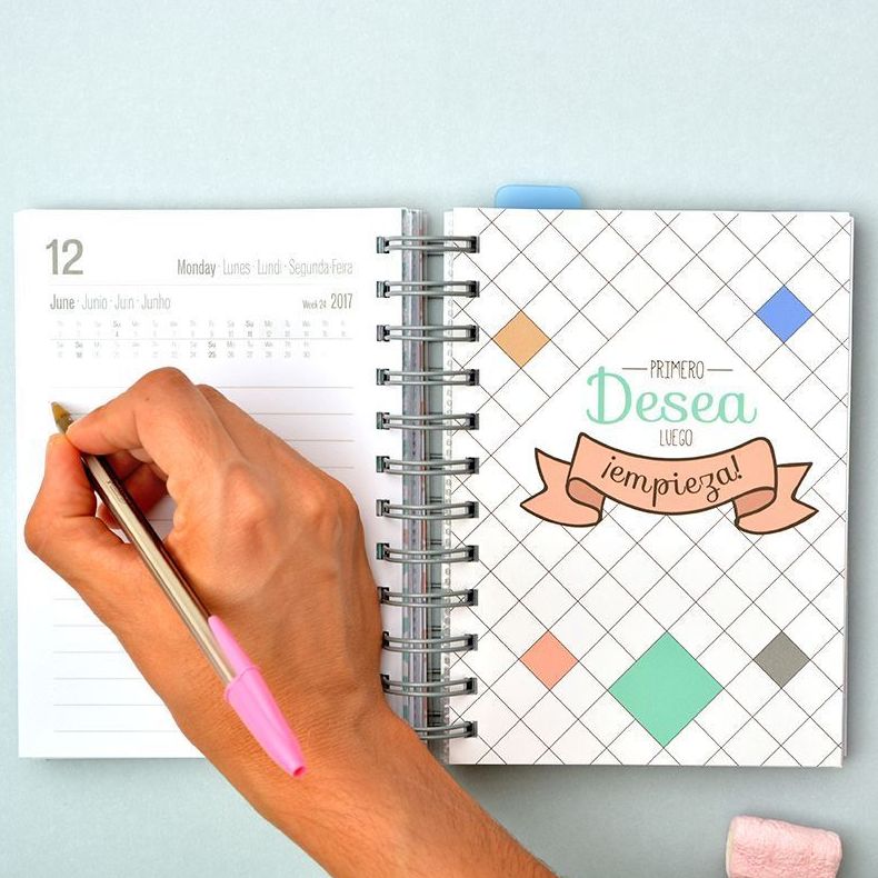 Agenda 114x160 mm 2017 Día página Amelie Agenda 114x160 mm 2017 Día página Amelie