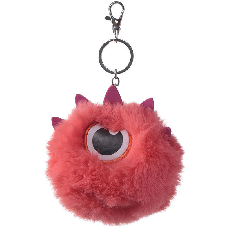 Llavero Pom Pom Monstruo Naranja Llavero Pom Pom Monstruo Naranja