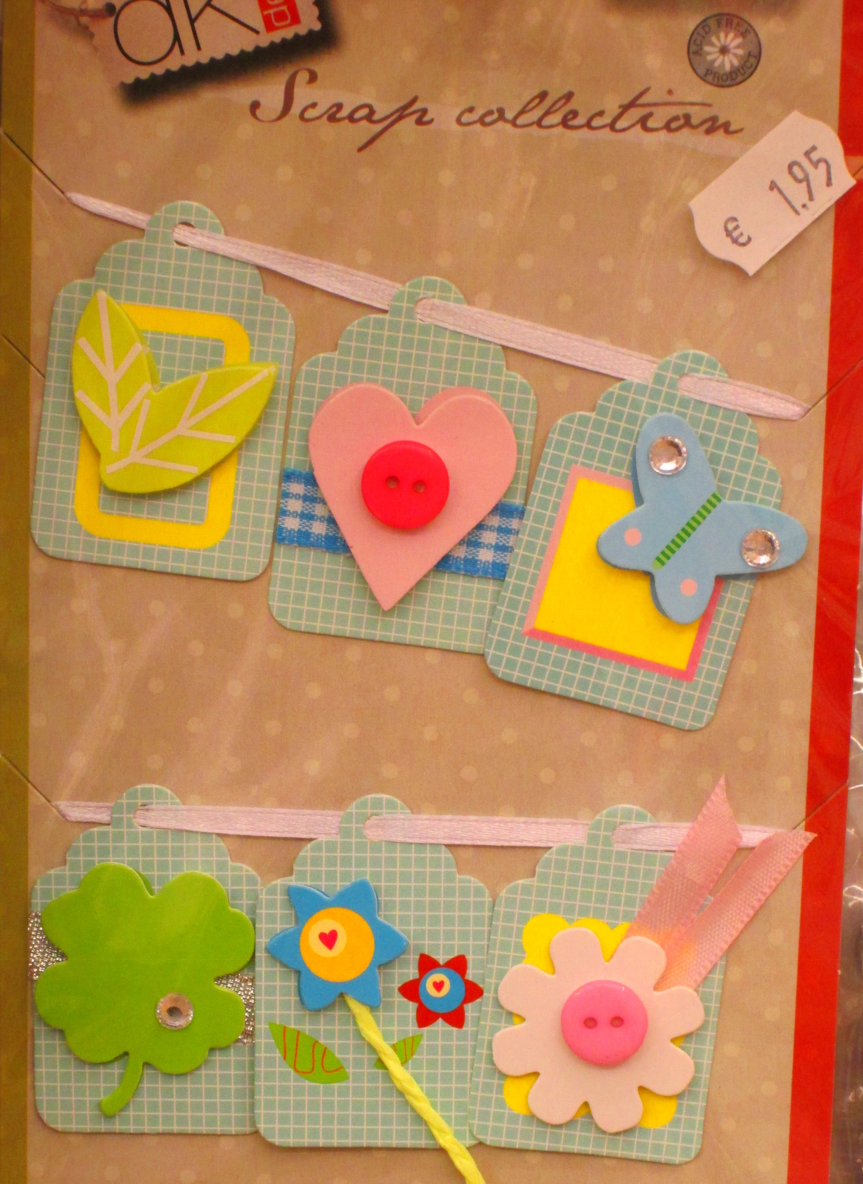 PACK 6 ETIQUETAS DE REGALO. SCRAP COLLECTION PACK 6 ETIQUETAS DE REGALO. SCRAP COLLECTION
