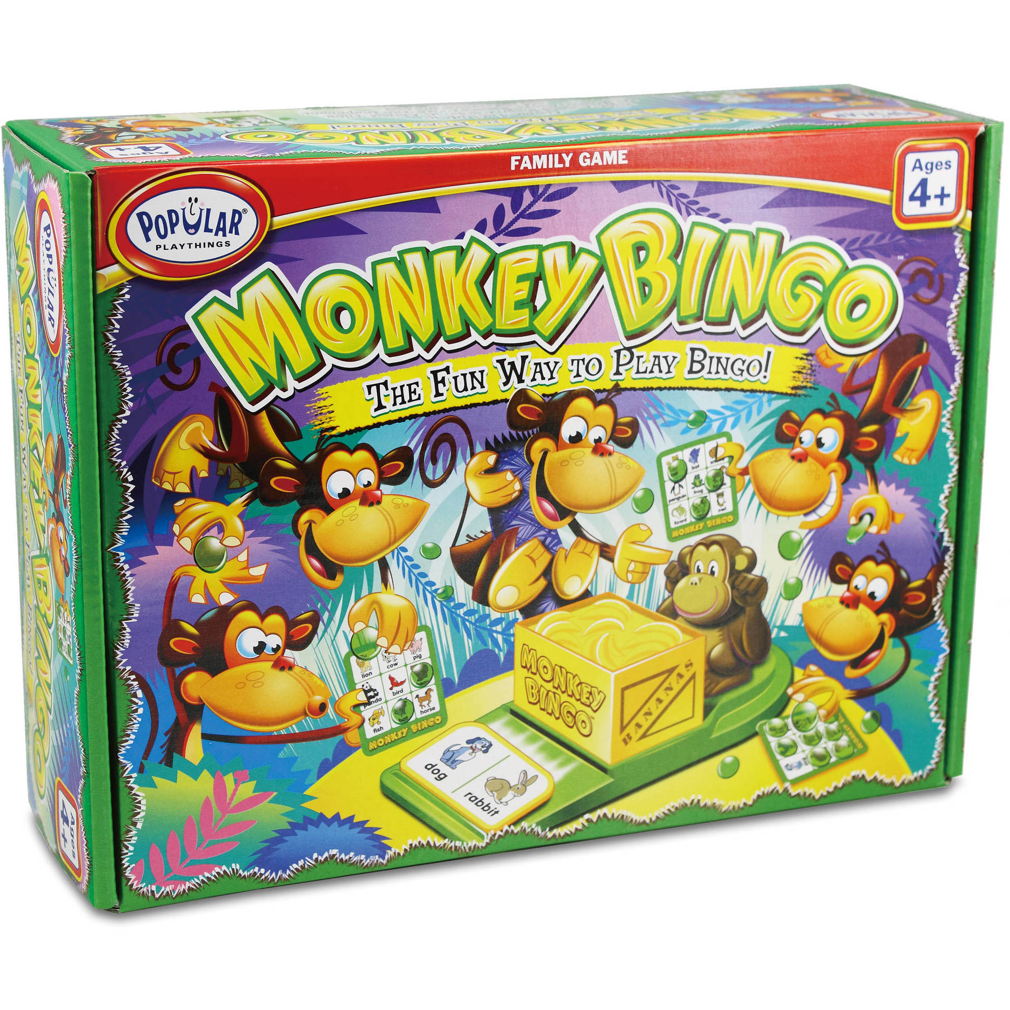 Monkey Bingo. Juega y aprende inglés Monkey Bingo. Juega y aprende inglés