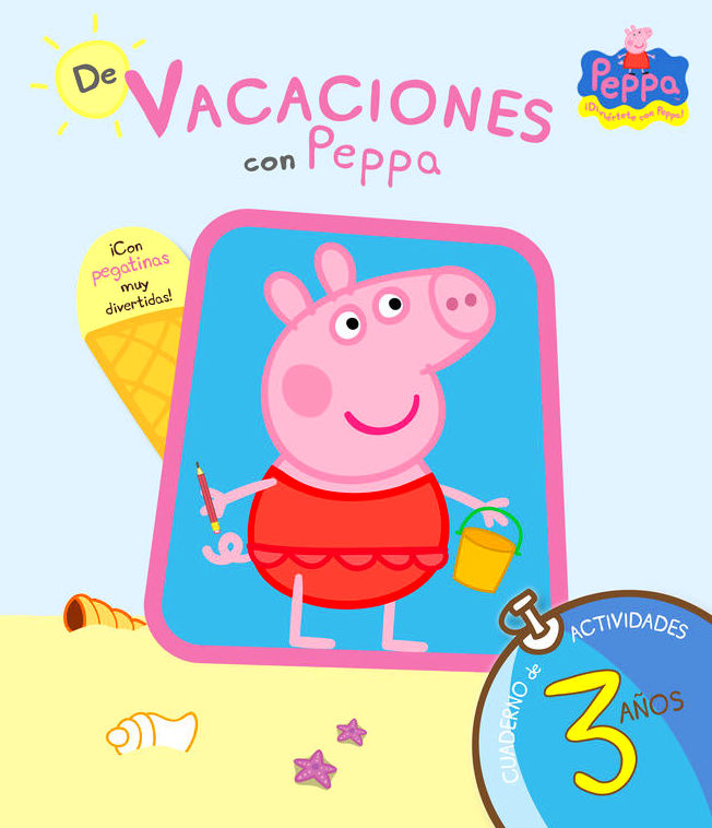 De vacaciones con Peppa.Cuaderno de vacaciones 3 años 9788437281193 De vacaciones con Peppa.Cuaderno de vacaciones 3 años 9788437281193