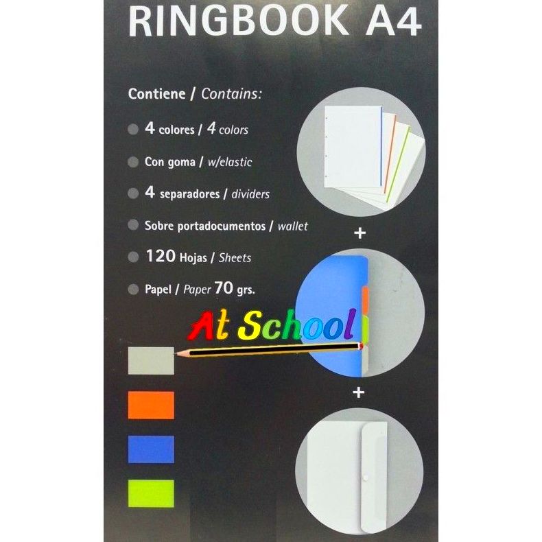 Carpeta anillas equipada ringbook carpebloc PAUL FRANK. SENFORT Carpeta anillas equipada ringbook carpebloc PAUL FRANK. SENFORT