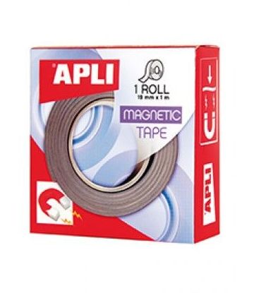 Cinta Adhesiva Magnética Apli 13830 19 mmx1m 8410782138303 Cinta Adhesiva Magnética Apli 13830 19 mmx1m 8410782138303