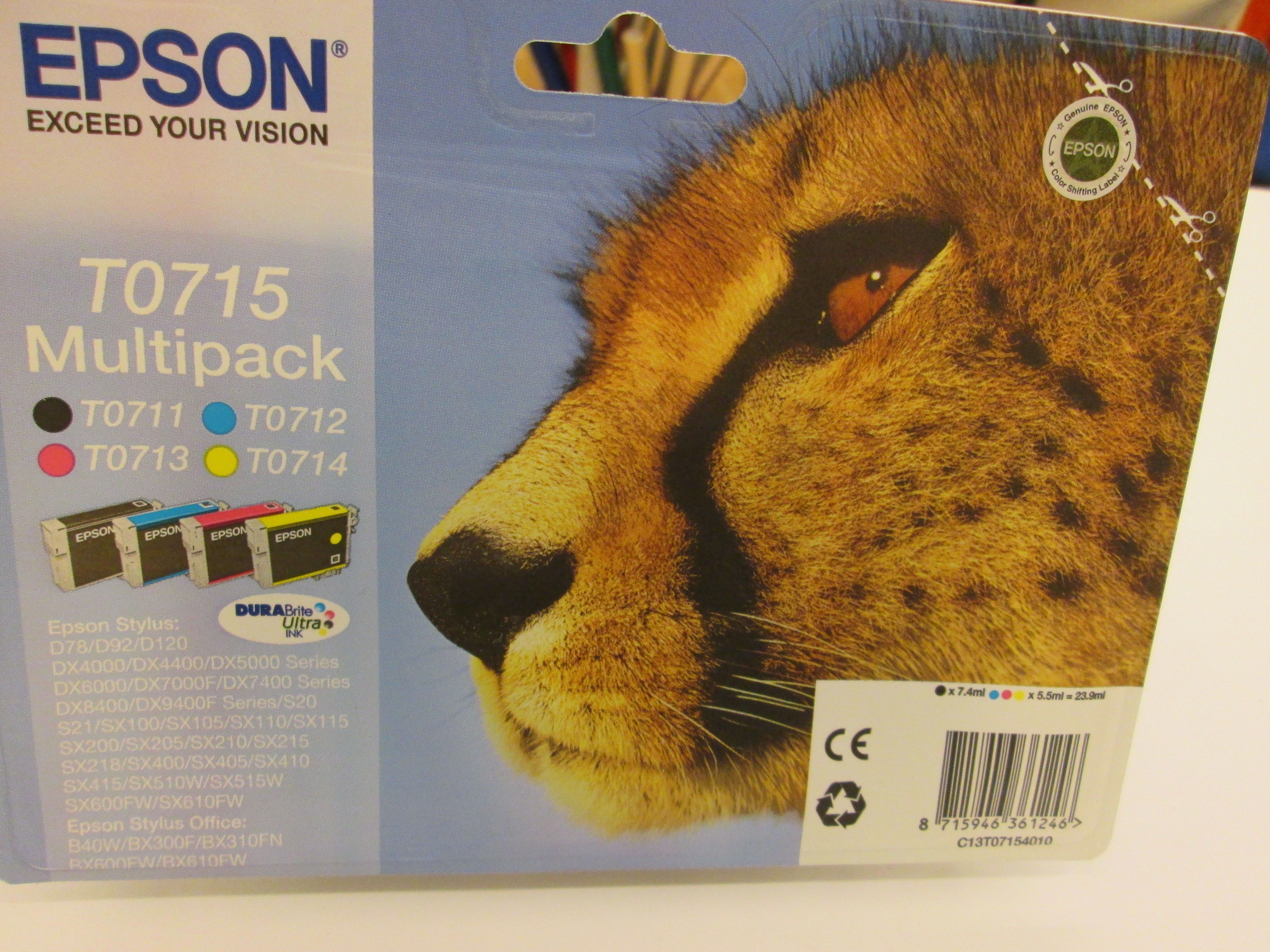Cartucho original Epson D, DX, S, SX Series Cartucho original Epson D, DX, S, SX Series