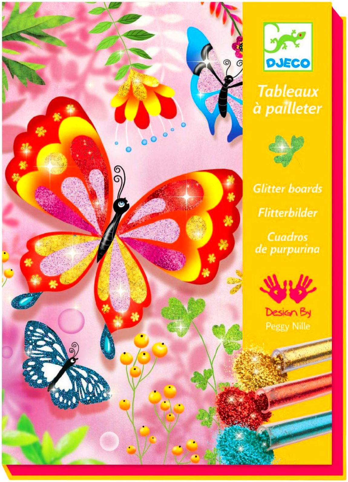 MANUALIDADES CON PURPURINA. DJECO. MARIPOSAS MANUALIDADES CON PURPURINA. DJECO. MARIPOSAS