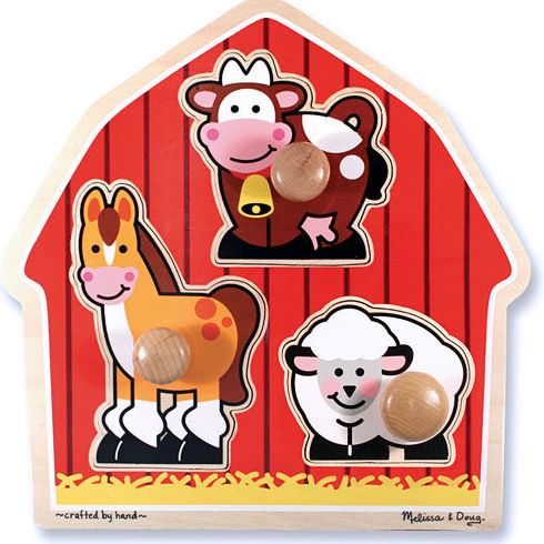 ENCAJABLE ANIMALES GRANJA. MELISSA & DOUG ENCAJABLE ANIMALES GRANJA. MELISSA & DOUG