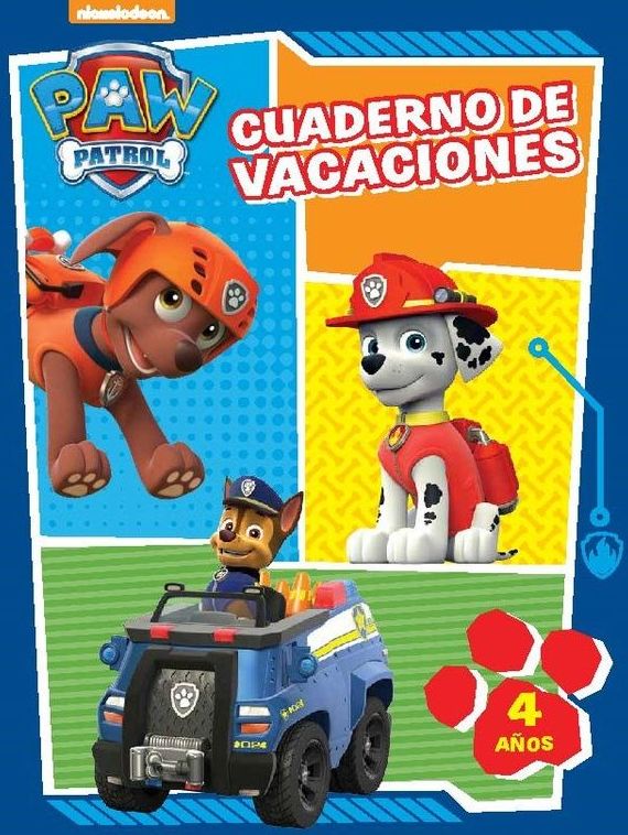 VACACIONES CUADERNO DE VACACIONES 4 AÑOS. PAW PATROL VACACIONES CUADERNO DE VACACIONES 4 AÑOS. PAW PATROL