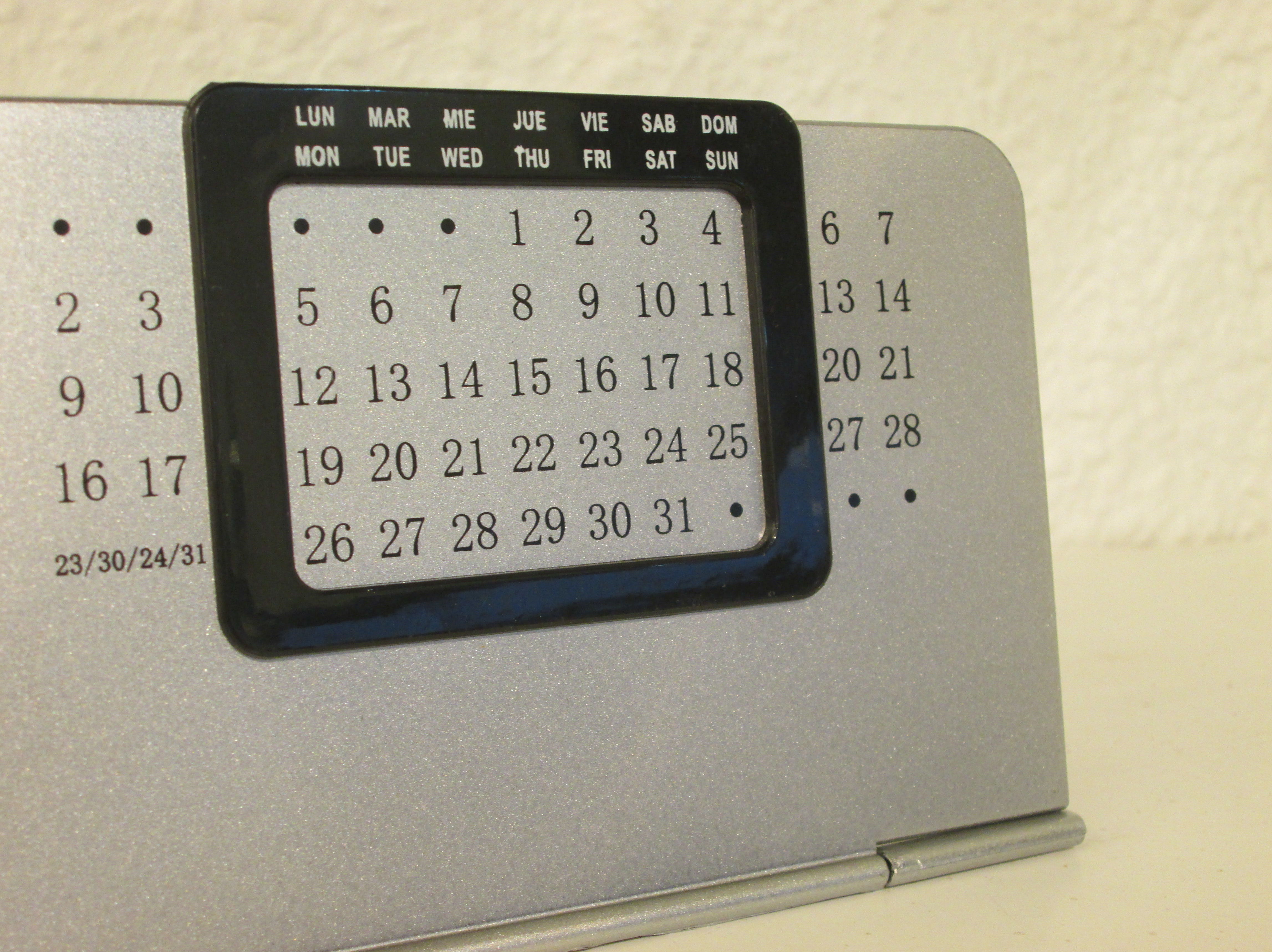 Calendario perpetuo Calendario perpetuo