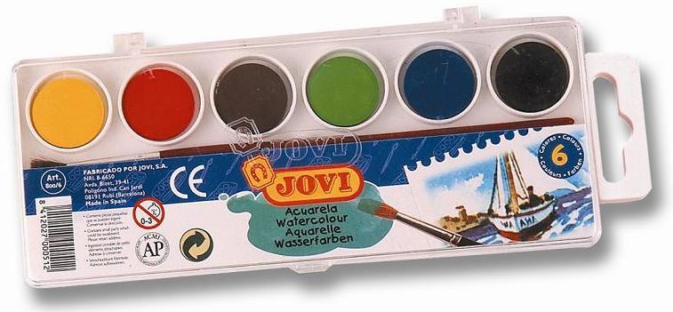 ACUARELAS JOVI ESTUCHE 12 COLORES R:80012 ACUARELAS JOVI ESTUCHE 12 COLORES R:80012