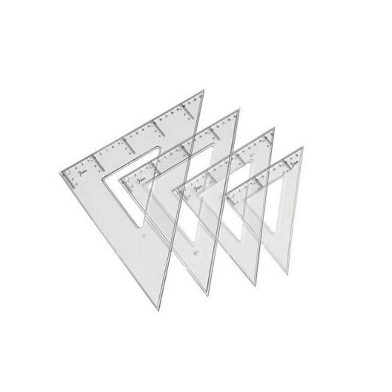 Cartabón uso escolar de 30 Cms. 0,95 € Cartabón uso escolar de 25 Cms. 0,50 € Cartabón uso escolar de 30 Cms. 0,95 € Cartabón uso escolar de 25 Cms. 0,50 €