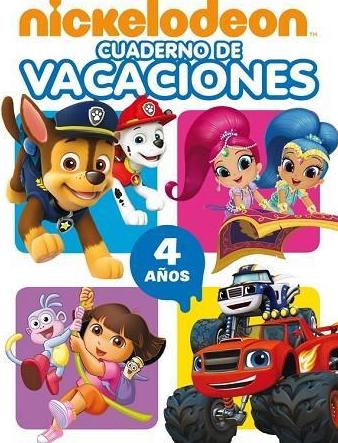 Cuaderno de vacaciones Nickelodeon 4 años 9788437201474 Cuaderno de vacaciones Nickelodeon 4 años 9788437201474
