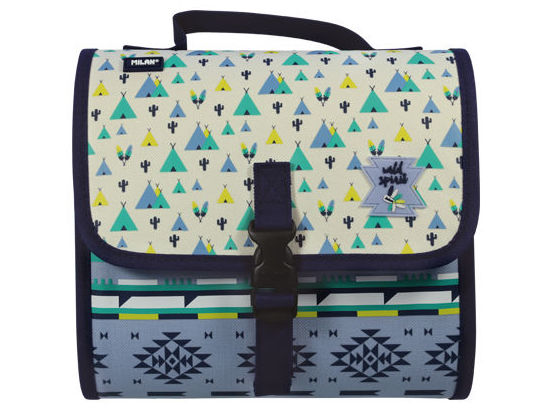 Estuche pinturas MILÁN MULTIPENCILCASE WILD AZUL. MILÁN Estuche pinturas MILÁN MULTIPENCILCASE WILD AZUL. MILÁN