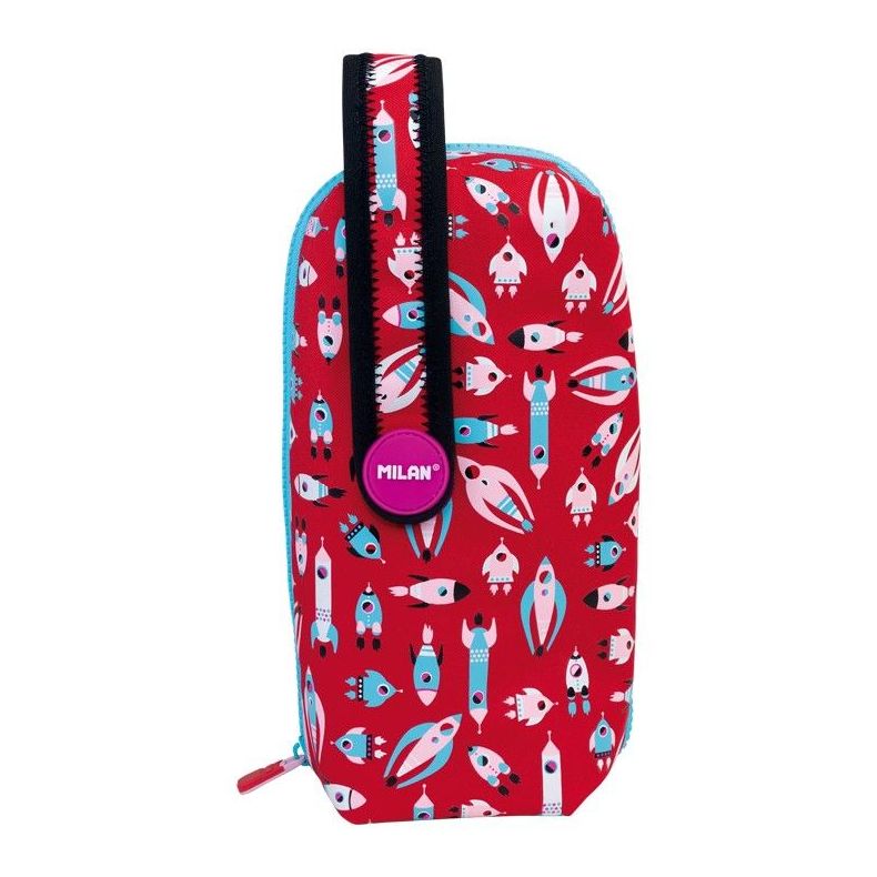 Kit 4 estuches con contenido Super Heroes Space rojo y negro. 08872SSPP Kit 4 estuches con contenido Super Heroes Space rojo y negro. 08872SSPP