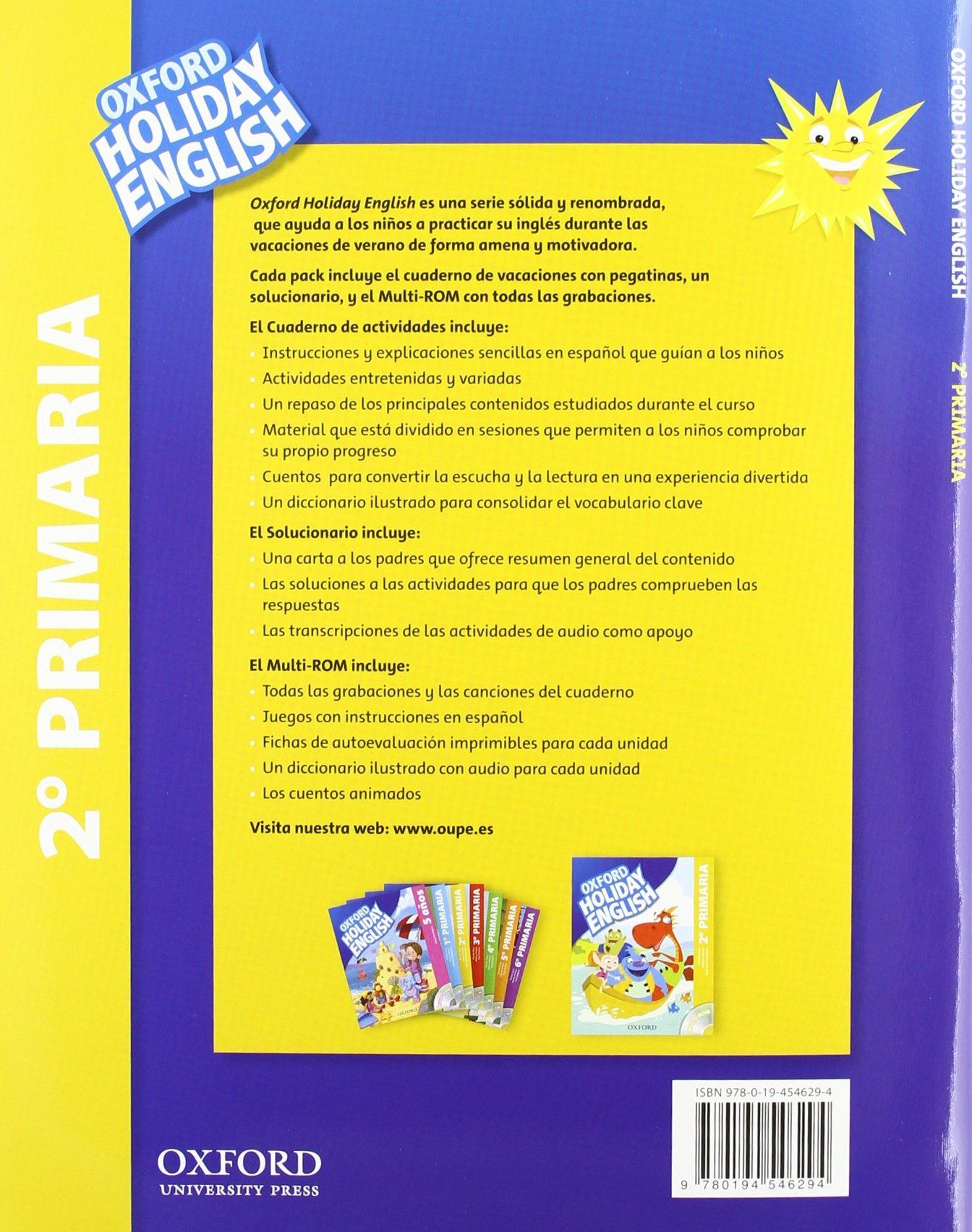 REPASO INGLÉS. 2º Primaria. HOLIDAY ENGLISH. OXFORD REPASO INGLÉS. 2º Primaria. HOLIDAY ENGLISH. OXFORD
