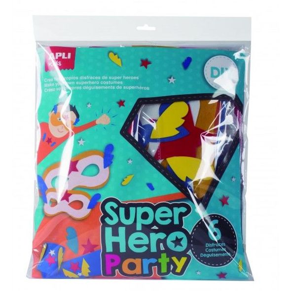 Super Heroes Party 6 Disfraces de Super Heroe Apli 15018 8410782150183 Super Heroes Party 6 Disfraces de Super Heroe Apli 15018 8410782150183