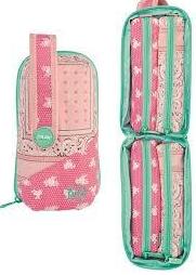 Estuche pinturas Milán Patch rosa Handly Multipencilcase. 8411574069171 Estuche pinturas Milán Patch rosa Handly Multipencilcase. 8411574069171