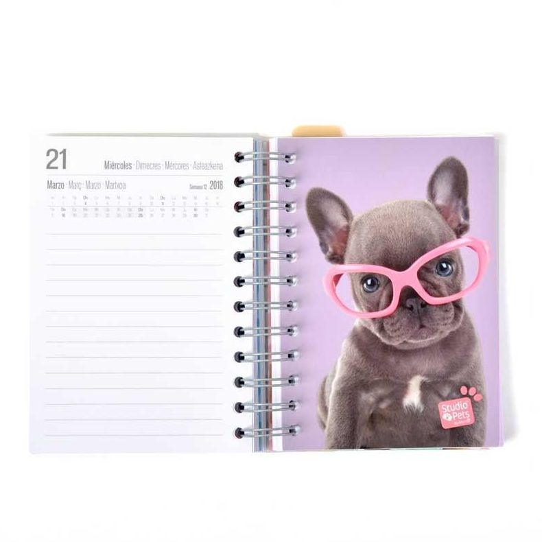 Agenda Escolar 2017/2018 Dia Pagina Studio Pets Dog 8436565225657 Agenda Escolar 2017/2018 Dia Pagina Studio Pets Dog 8436565225657