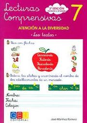 AÑADIR LECTURAS COMPRENSIVAS. ATENCION A LA DIVERSIDAD. ED. GEU AÑADIR LECTURAS COMPRENSIVAS. ATENCION A LA DIVERSIDAD. ED. GEU