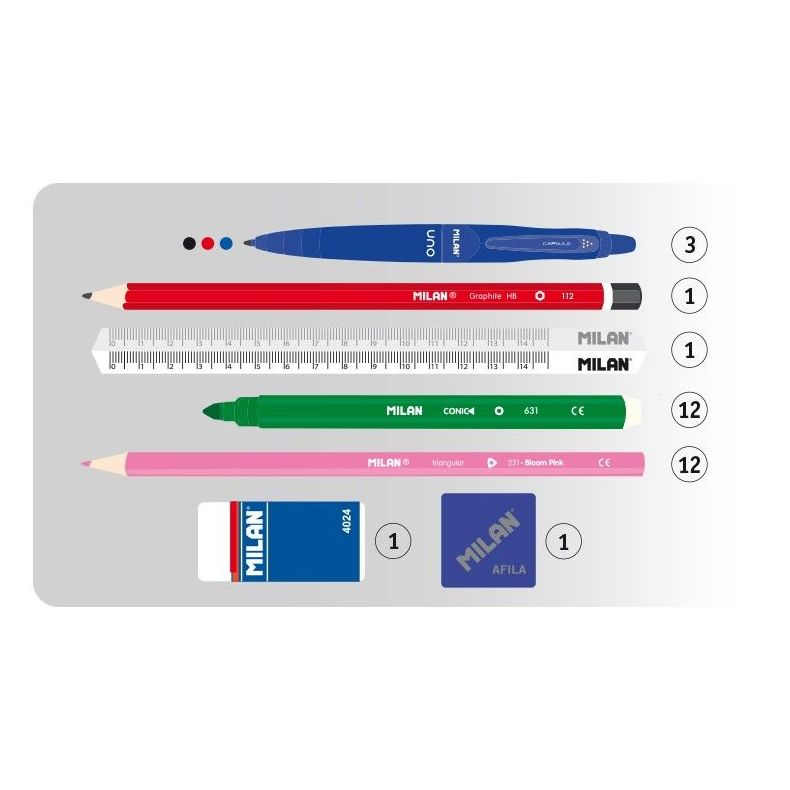 Kit 4 estuches con contenido Drops lila. Ref: 08872DPPL Kit 4 estuches con contenido Drops lila. Ref: 08872DPPL