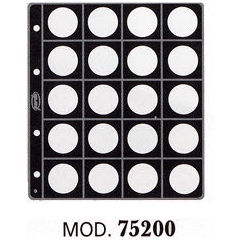 PARDO Hojas monedas Neutras negras. Modelo 752 PARDO Hojas monedas Neutras negras. Modelo 752