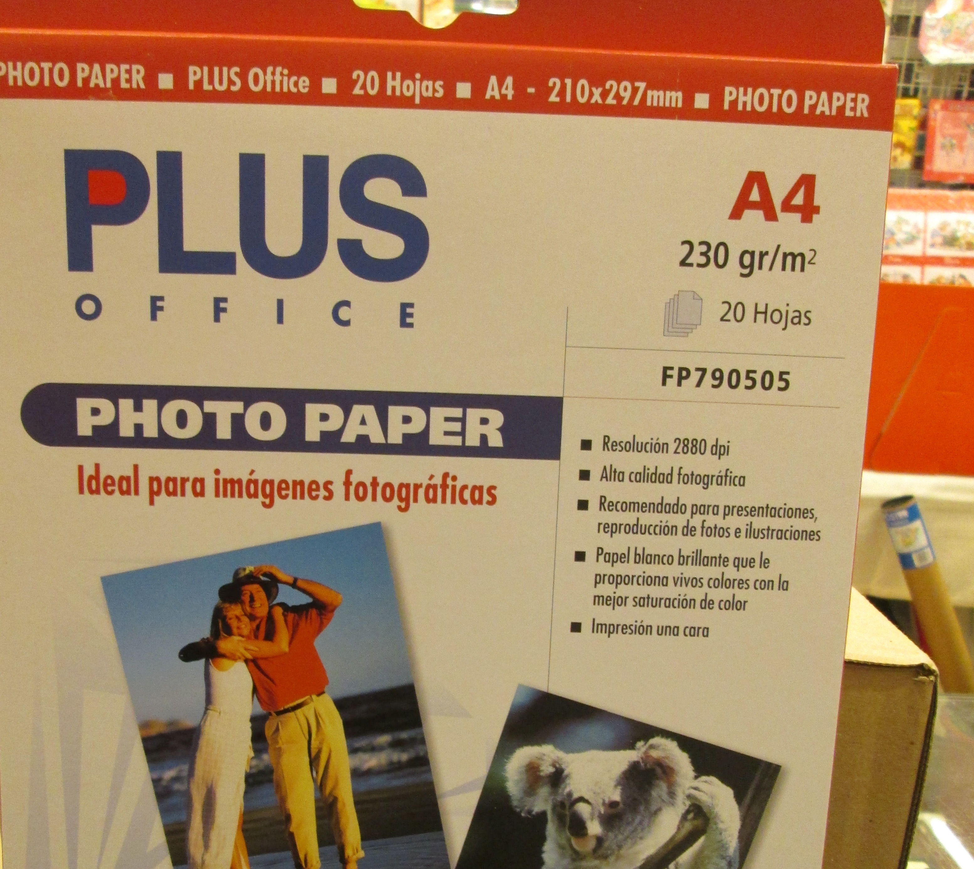 Papel fotográfico PLUS PHOTO Papel fotográfico PLUS PHOTO
