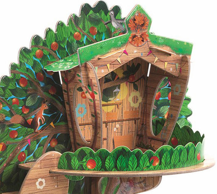 Construye una casita-árbol encantada del bosque Construye una casita-árbol encantada del bosque
