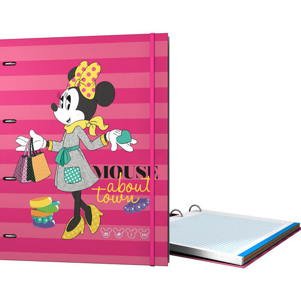 Carpeta anillas equipada ringbook carpebloc MINNIE RAYAS. GRAFOPLAST Carpeta anillas equipada ringbook carpebloc MINNIE RAYAS. GRAFOPLAST