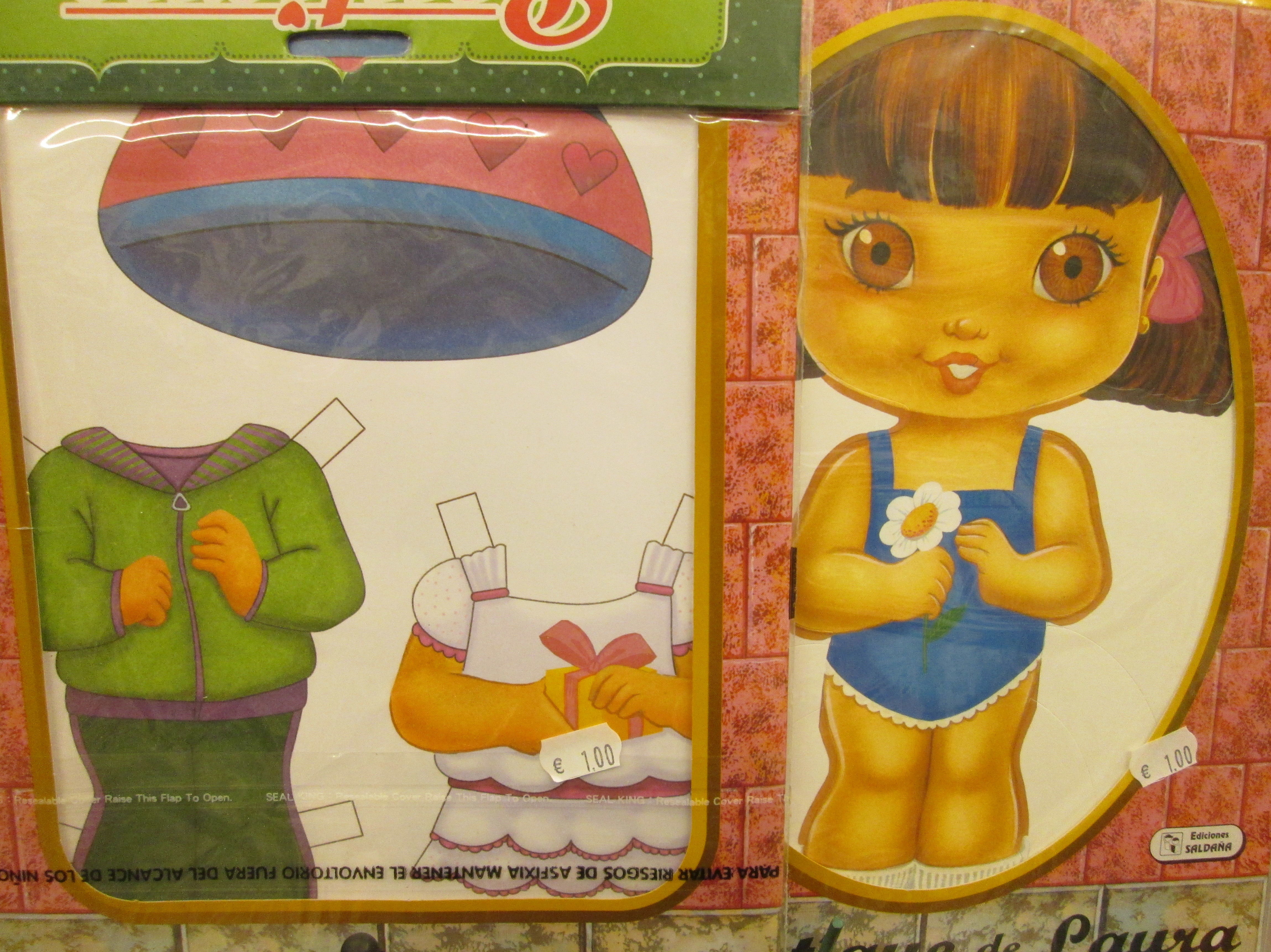 RECORTABLES MUÑECA RECORTABLES MUÑECA