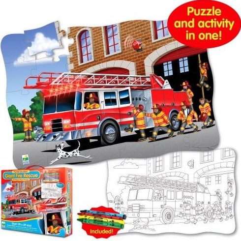 Puzzle de suelo Rescate Bombero. THE LEARNING JOURNEY. B000JMC5L6 Puzzle de suelo Rescate Bombero. THE LEARNING JOURNEY. B000JMC5L6
