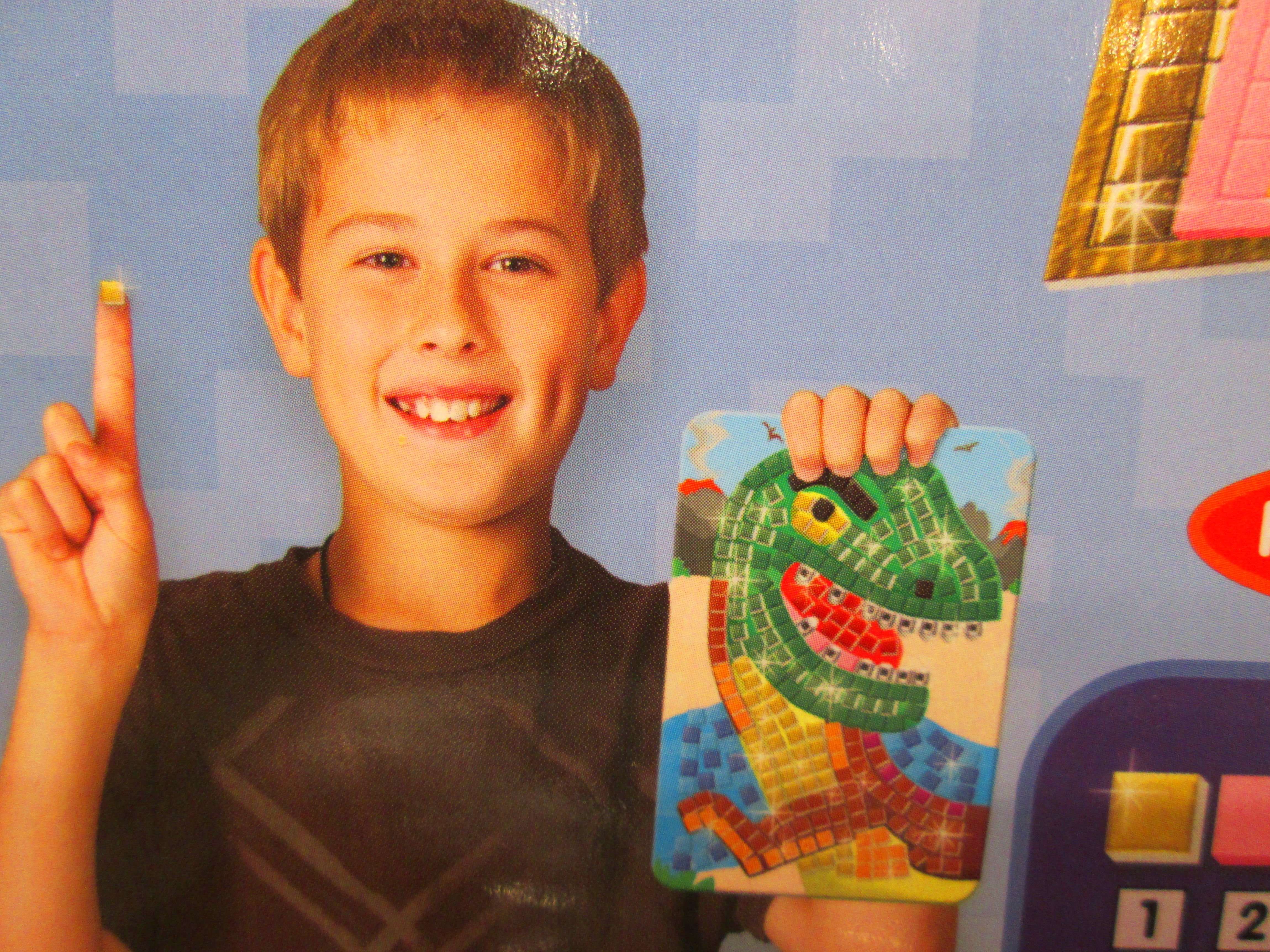STYCKY MOSAICS. DINOSAURIOS STYCKY MOSAICS. DINOSAURIOS