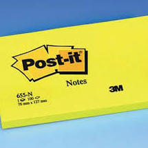 Taco de notas POS-IT 655 3M 76 x 127 Taco de notas POS-IT 655 3M 76 x 127
