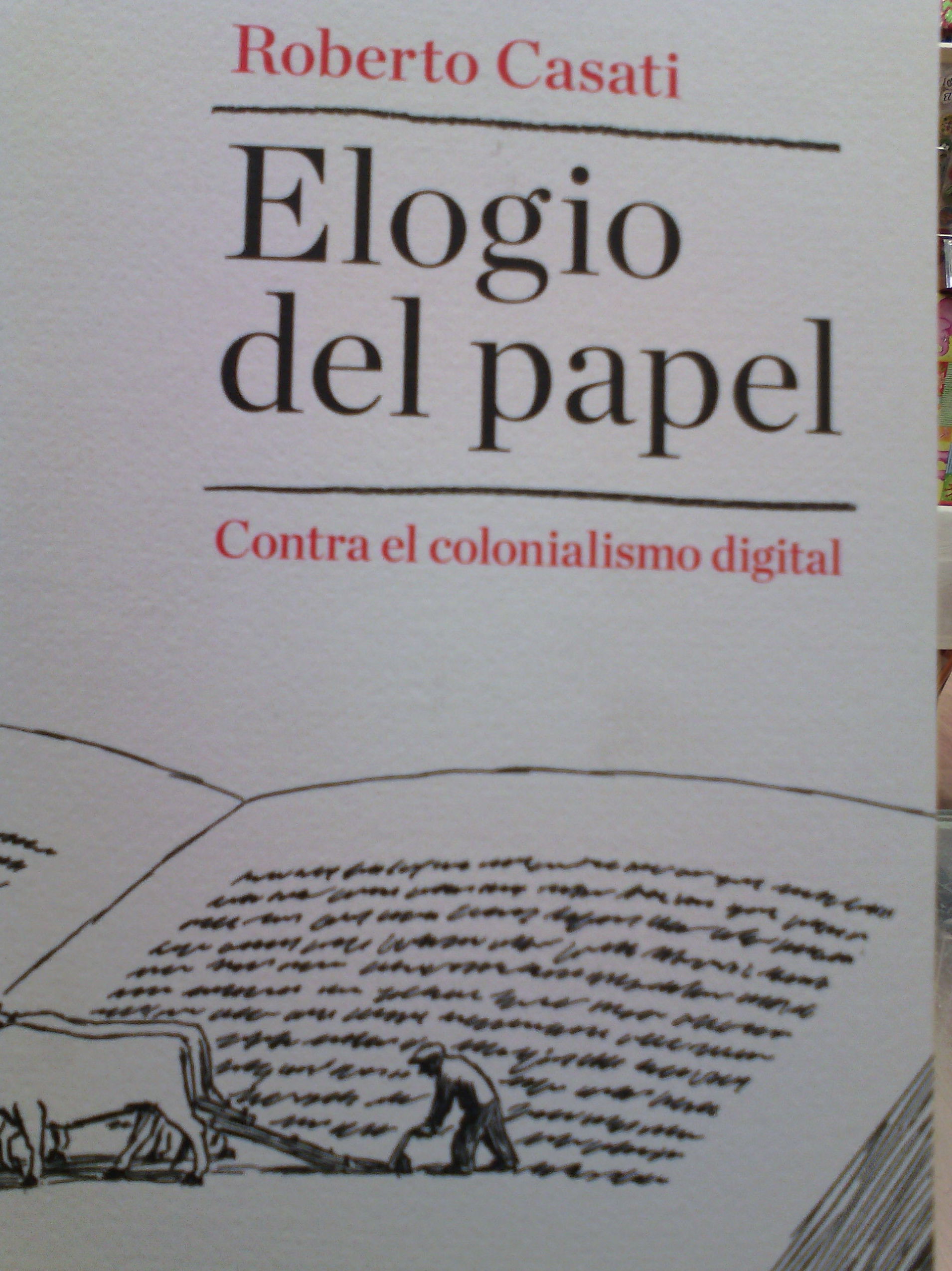 ELOGIO DEL PAPEL ELOGIO DEL PAPEL