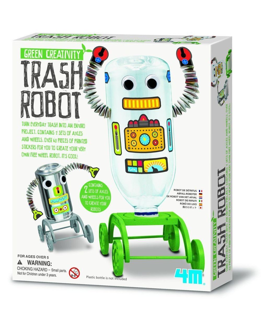 ROBOTS PARA REUTILIZAR BOTELLAS. TRASH ROBOT. GREEN CREATIVITY ROBOTS PARA REUTILIZAR BOTELLAS. TRASH ROBOT. GREEN CREATIVITY