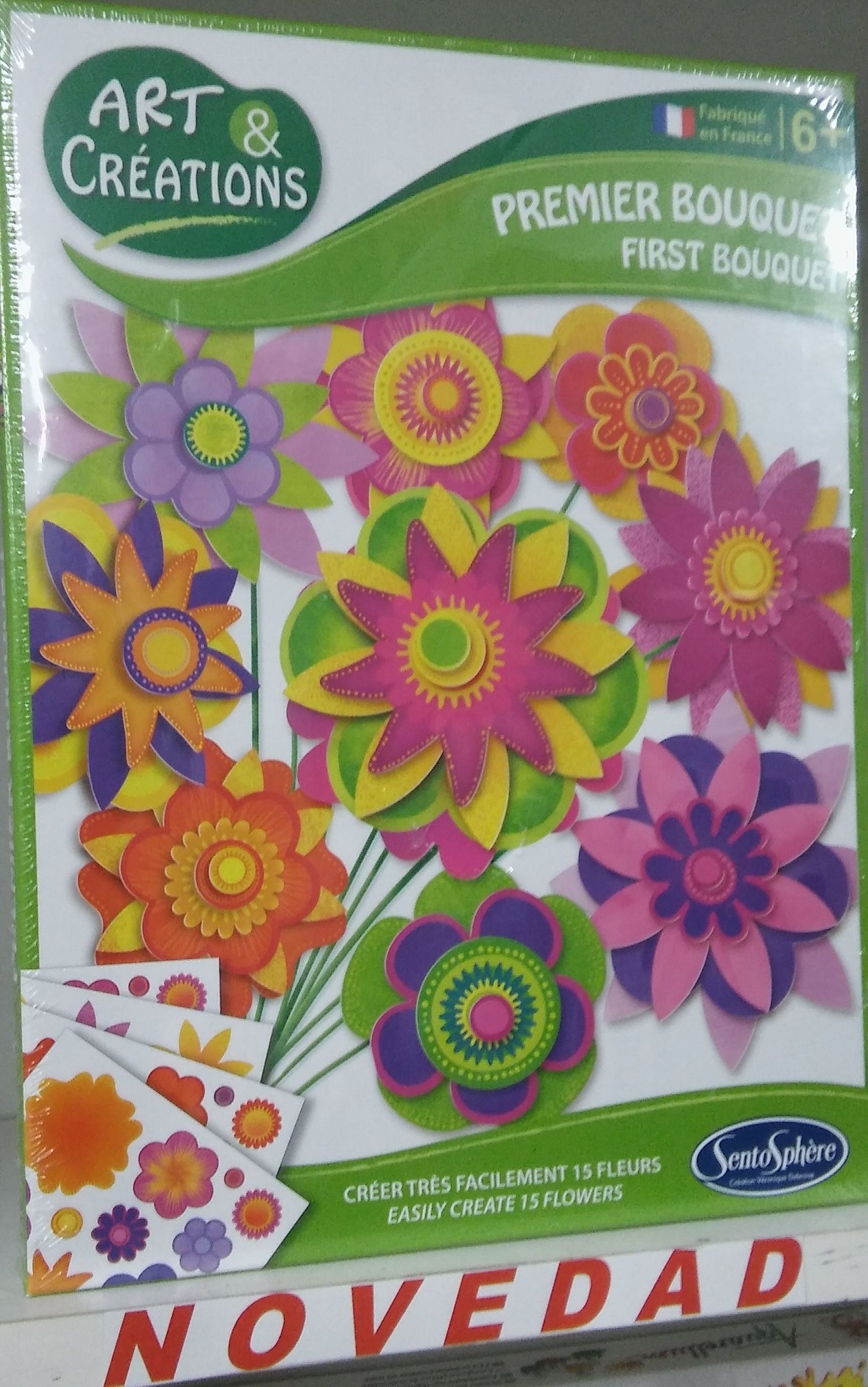 Flores coloristas tridimensionales. 3373910020008 Flores coloristas tridimensionales. 3373910020008