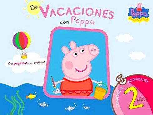 De vacaciones con Peppa.Cuaderno de vacaciones 2 años 9788437281186 De vacaciones con Peppa.Cuaderno de vacaciones 2 años 9788437281186