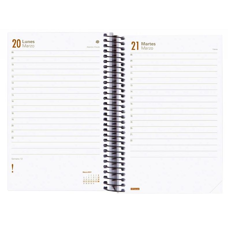 Agenda 2017. 118x181 mm. Día página Year. Finocam Agenda 2017. 118x181 mm. Día página Year. Finocam