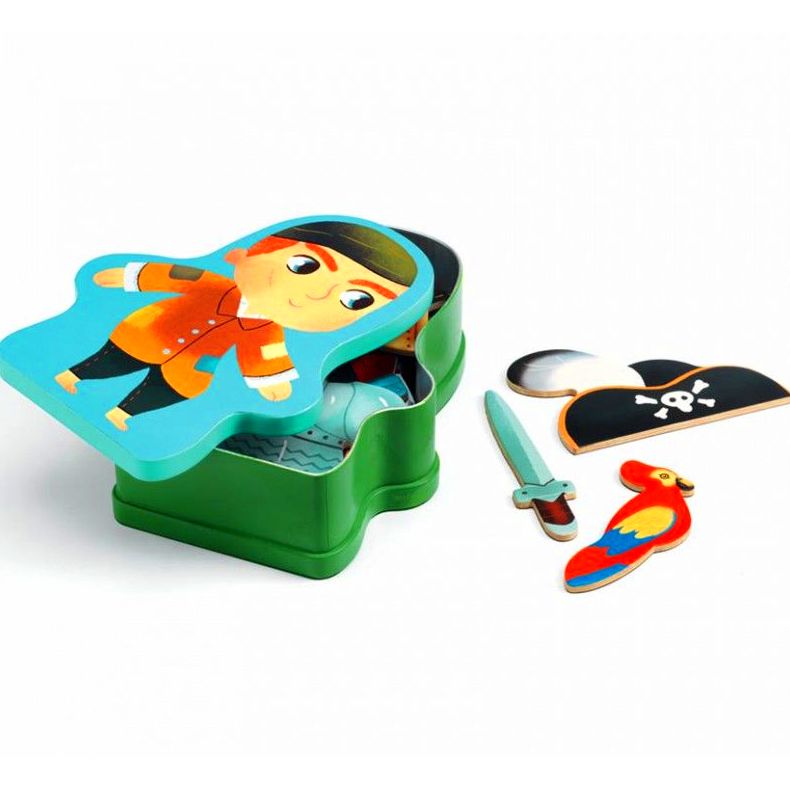 Disfraza tu aventurero. Juego magnético. Djeco Disfraza tu aventurero. Juego magnético. Djeco