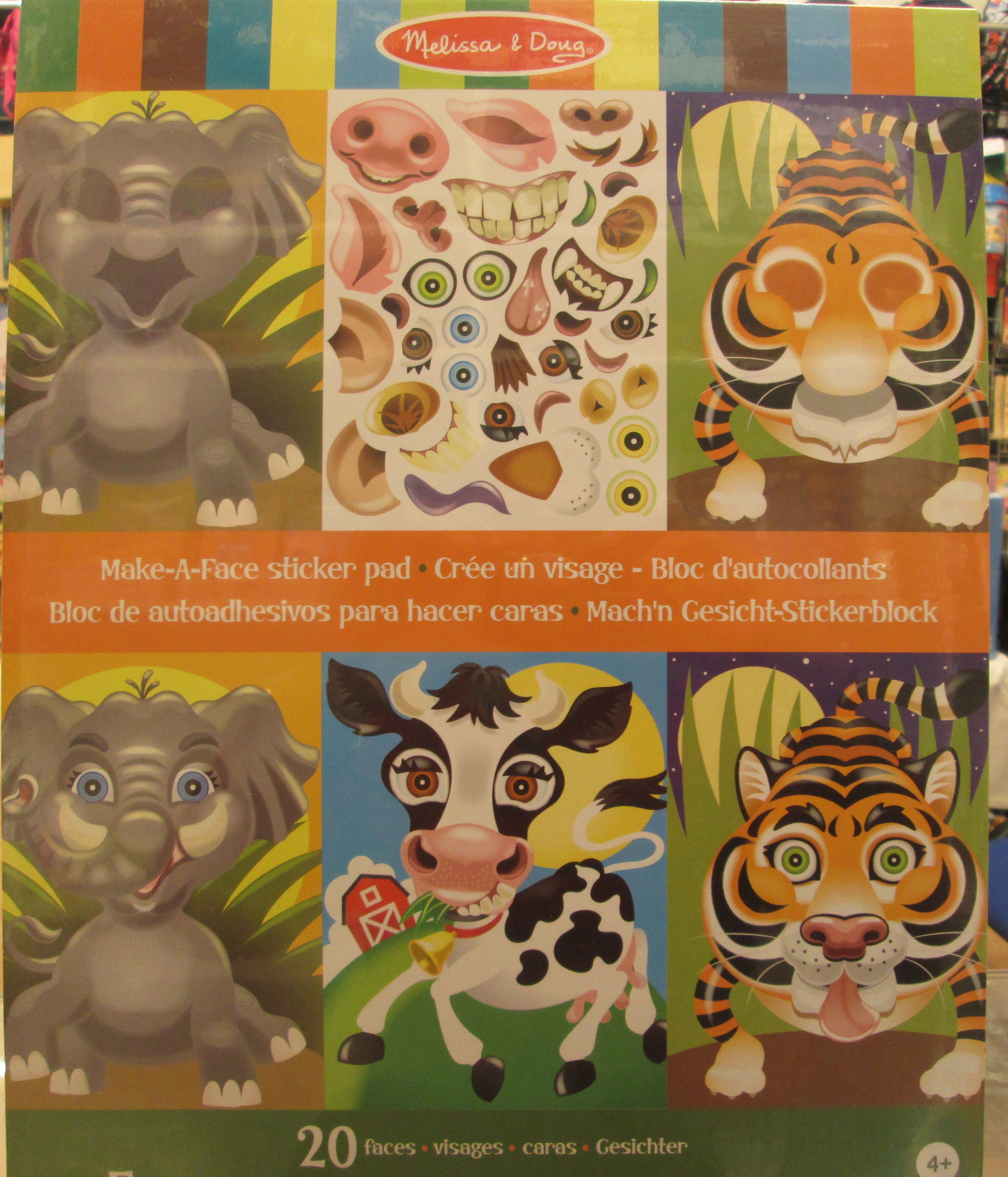 Pegatinas. Pon cara a los animales Pegatinas. Pon cara a los animales
